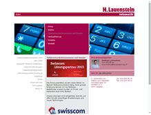 Tablet Screenshot of lauenstein-ag.ch